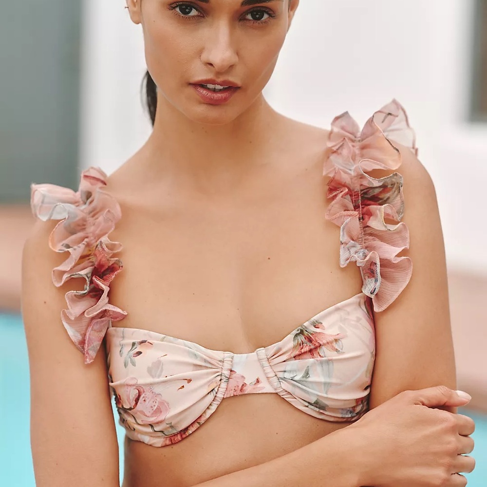 Patbo Floral Ruffle Bikini Set - Picture 2 of 3